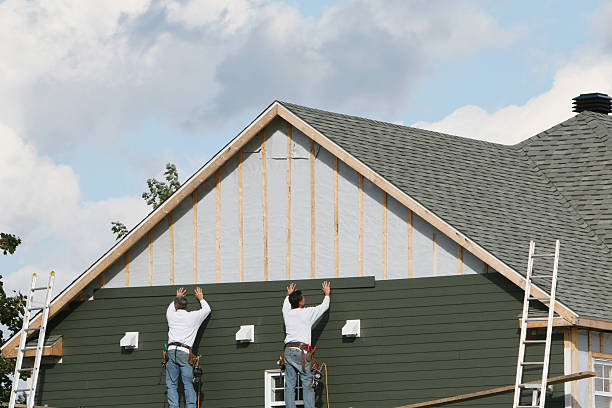 Professional Storm Damage Siding Repair technician working in Lusby, MD